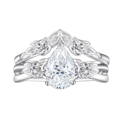 Rose Garden Ring Set | S925 silver | Liora Gems
