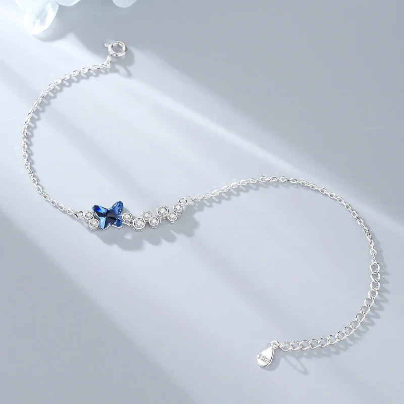 Starlight Butterfly Bracelet | S925 Silver | Liora Crystal