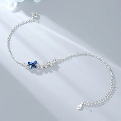Starlight Butterfly Bracelet | S925 Silver | Liora Crystal