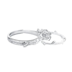 Vine Oath and Rose Branch Butterfly | S925 Silver