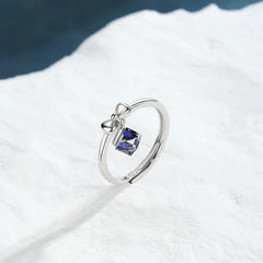 Midnight Ocean Bow Set | S925 Silver | Liora Crystal
