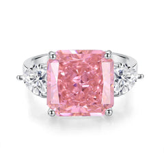 8ct Ice Square Cut Gemstone Ring | S925 Silver | Liora Gems