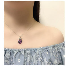 Enchanted Fox Ombré Necklace | S925 Silver | Liora Crystal