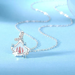 Serendipity Ginkgo Necklace  | S925 Silver | Liora Crystal
