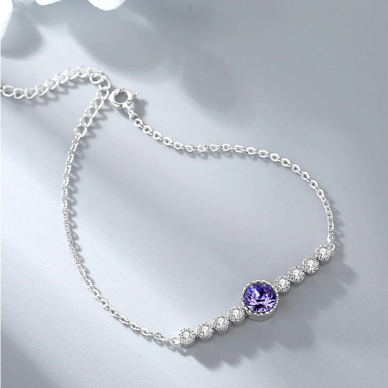 Glistening Ocean Bracelet | S925 Silver | Liora Crystal