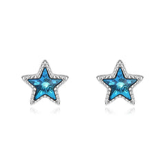 Stardust Ombre Stud Earrings  | S925 Silver | Liora Crystal