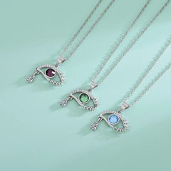 The DEMONIC Eye Necklace | S925 silver | Liora Crystal