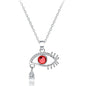 The DEMONIC Eye Necklace | S925 silver | Liora Crystal