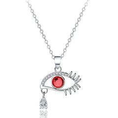 The DEMONIC Eye Necklace | S925 silver | Liora Crystal