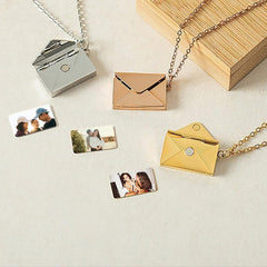Secret Keeper Envelope Locket Necklace