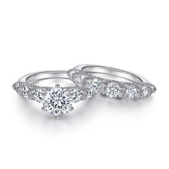 Eternity Duet Ring Set | S925 Silver | Liora Gems