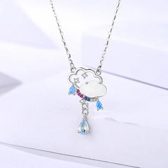 Whisper of Clouds Necklace  | S925 Silver | Topaz