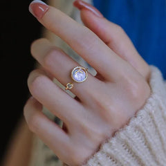 Mermaid’s Tear Ring | Sustainable Metal | Liora Gems