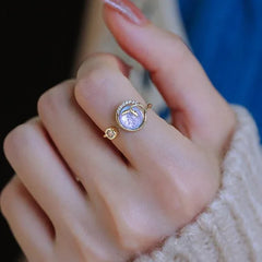 Mermaid’s Tear Ring | Sustainable Metal | Liora Gems