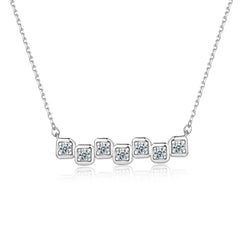 Geometric Square Necklace | S925 Silver | Liora Gems