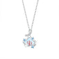 Serendipity Ginkgo Necklace  | S925 Silver | Liora Crystal
