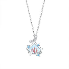 Serendipity Ginkgo Necklace  | S925 Silver | Liora Crystal