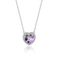Ocean’s Heart Pendant Necklace | S925 silver | Liora Crystal