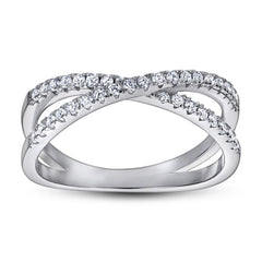 Intertwined Sparkle Ring | S925 Silver | Liora Gems