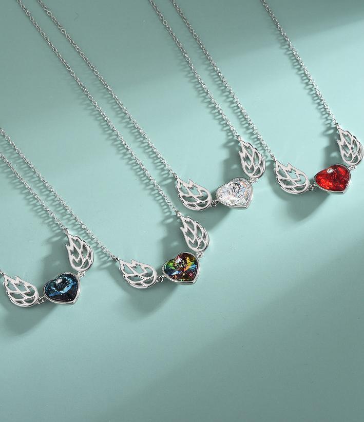 Celestial Heart Necklace  | S925 Silver | Liora Crystal