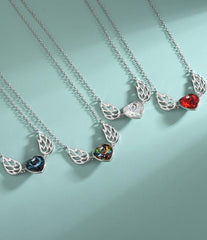 Celestial Heart Necklace  | S925 Silver | Liora Crystal
