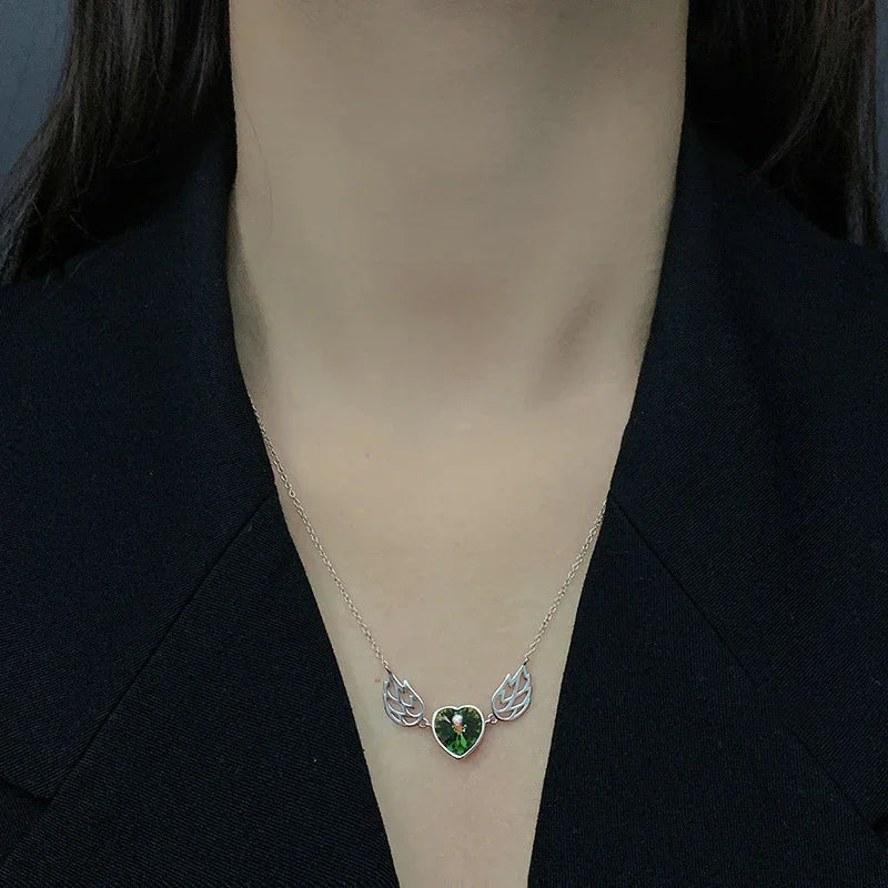 Celestial Heart Necklace  | S925 Silver | Liora Crystal