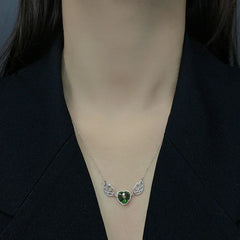 Celestial Heart Necklace  | S925 Silver | Liora Crystal