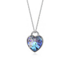 Heartlock Necklace  | S925 Silver | Liora Crystal