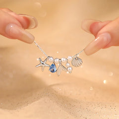 Ocean Reverie Necklace | S925 Silver | Liora Gem