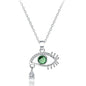 The DEMONIC Eye Necklace | S925 silver | Liora Crystal