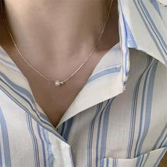 Silver Beads Reflecting Pearls| S925 Silver