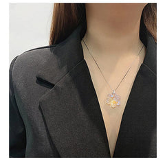 Frostlight Snowflake Necklace  | S925 Silver | Liora Crystal