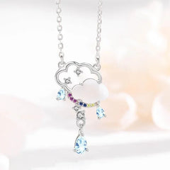 Whisper of Clouds Necklace  | S925 Silver | Topaz