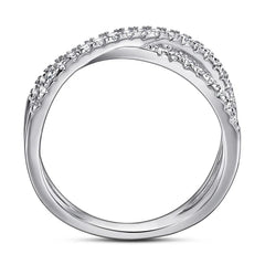 Intertwined Sparkle Ring | S925 Silver | Liora Gems