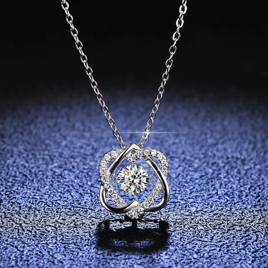 Heartbeat Sparkle Necklace - Liora