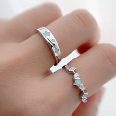Stardust Echo Band and Luminous Star Band | S925 Silver | Luminous enamel