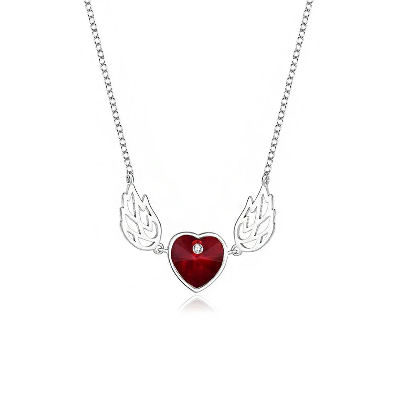 Celestial Heart Necklace  | S925 Silver | Liora Crystal