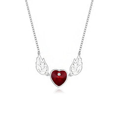 Celestial Heart Necklace  | S925 Silver | Liora Crystal