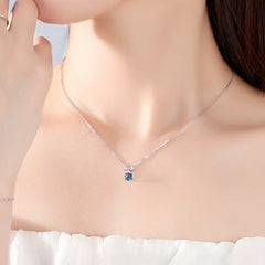 Midnight Ocean Bow Set | S925 Silver | Liora Crystal