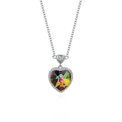 "Heart’s Vow" Necklace | S925 Silver | Liora Crystal