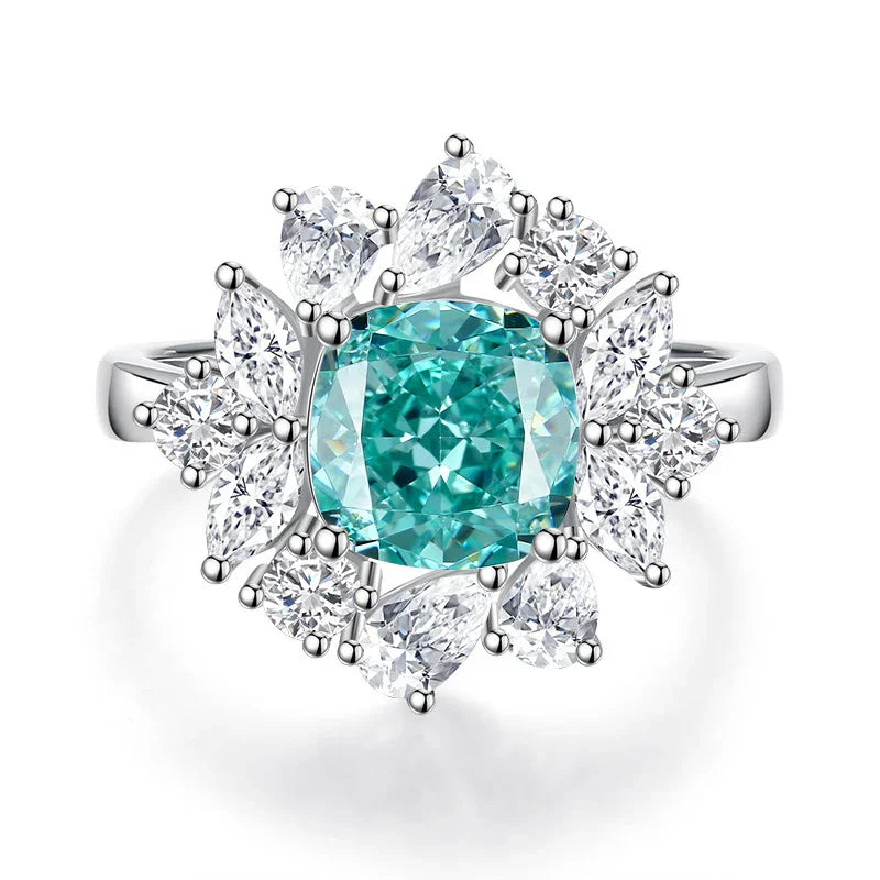 2ct Enchanted Ice Bloom Ring | S925 Silver | Liora Gems