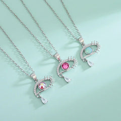 The DEMONIC Eye Necklace | S925 silver | Liora Crystal