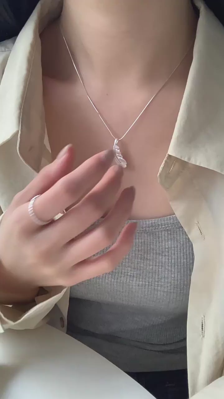 Plume Dream Silver Chord | S925 Silver