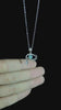 The DEMONIC Eye Necklace | S925 silver | Liora Crystal