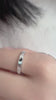 Lunar Grove Band and Bloom Glow Ring | S925 Silver | Luminous enamel