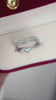 Stardust Current Band and  Heartstream Glow Ring | S925 Silver | Luminous enamel